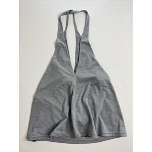 J Crew New Balance Womens Size Small Straps Grey yoga Tank